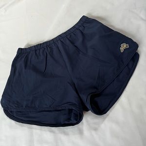 Tracksmith Navy Run commute shorts, XS